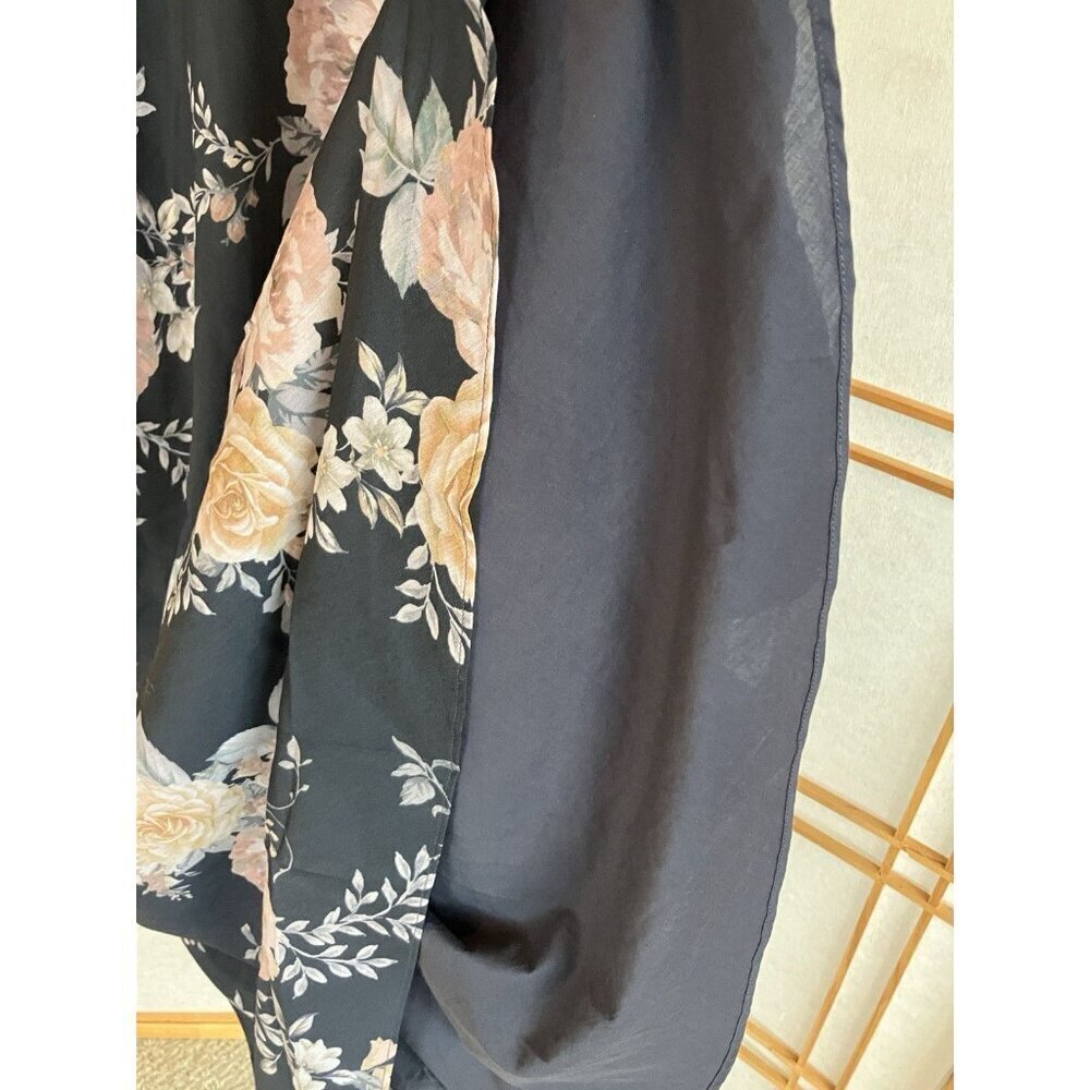 Maison Armory Black Moonlight Rose Floral & Lace Slip Dress XSmall, Boho Maxi - Picture 3 of 16
